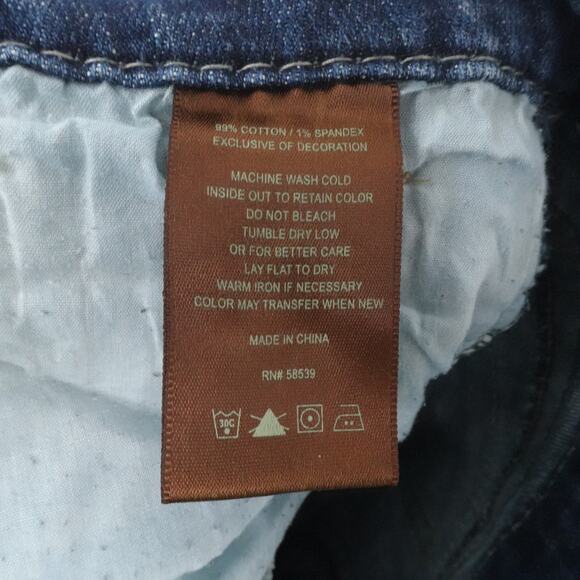 Kut From The Kloth Jeans Womens 14P Blue Bootcut Denim Stretch Back Flap Pockets - Picture 13 of 14